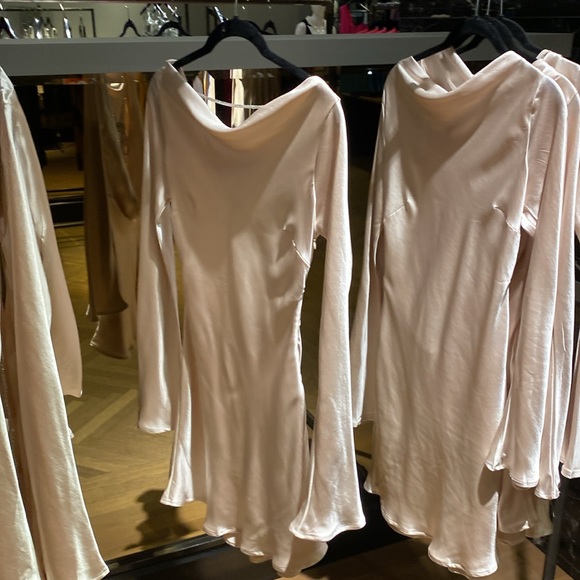 One and only collective champagne backless mini dress-ST2278B07 - Picture 3 of 9